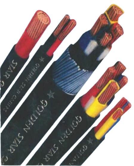 Golden Star Cables assorted wires